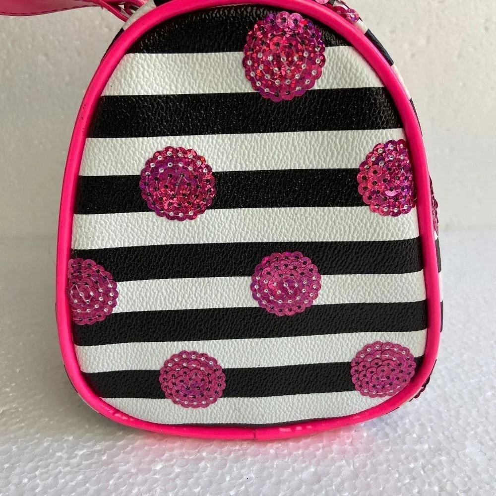 NWOT Justice Bag for girl Striped Sequins